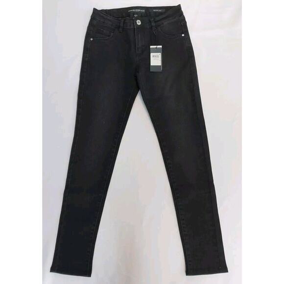 GUESS Girls Skinny Fit Jeans 14 Stretch‎ black - Picture 1 of 5